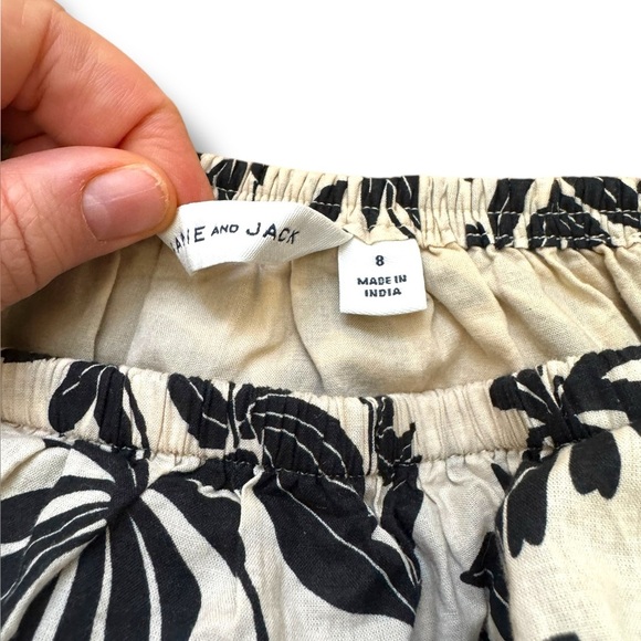 Janie & Jack Sz 8 Palm Floral Jumpsuit SZ 8 - Picture 5 of 11